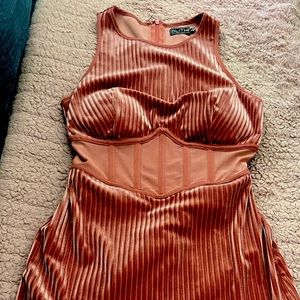 Form Fitted Mid Length Dress